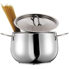 PENTOLA CUOCI E SCOLA DIAM 20 CM CON COPERCHIO