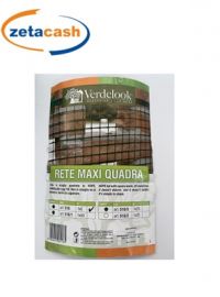 RETE MAXI A MAGLIA QUADRATA VERDE 1X5 MT