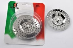 GRIGLIA LAVELLO 2 PZ CON POMOLO IN ACCIAIO INOX