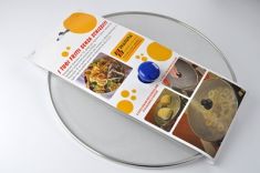 PARASPRUZZI CON POMOLO SI ADATTA DALLA 28CM ALLA 32CM