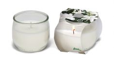 CANDELA PROFUMATA GELSOMINO IN BICCHIERE VETRO 120 GRAMMI