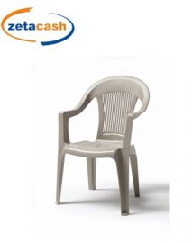 POLTRONA CON BRACCIOLI ANTIGRAFFIO TORTORA