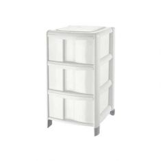 CASSETTIERA 3 CASSETTI PANNA