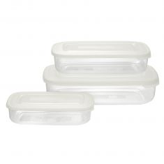 FRIGO BOX RETTANGOLARE 3 PEZZI PANNA