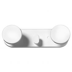 PORTA ACCAPPATOI 2 POSTI BIANCO