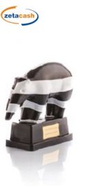 TAVIRO SQUADRA BIANCONERO H18X20X7CM