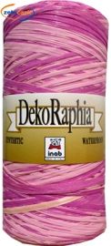 DECORAPHIA NASTRO BICOLOR ROSA E FUCSIA 200 METRI