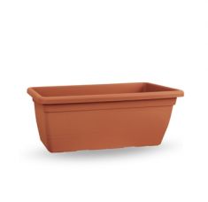 FIORIERA RETT ANTHEA CM 80 TERRACOTTA
