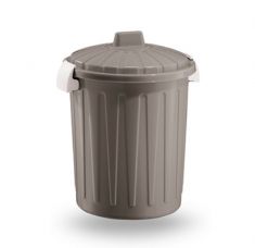 BIDONE CON COPERCHIO 23 LITRI TORTORA