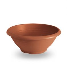 CIOTOLA CAMPANA IN PLASTICA COLORE TERRACOTTA DIAM 30