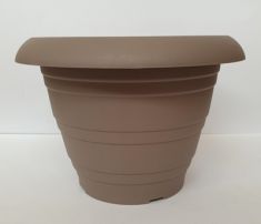 VASO CAMPANA D 25 CM. COLORE AVANA