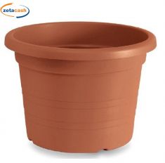 VASO CILINDRO IN PLASTICA COLORE TERRACOTTA DIAM. 70