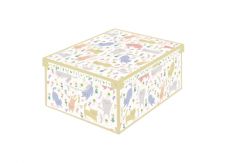 CONTENITORE MULTIUSO IN CARTONE FANTASIA GATTI