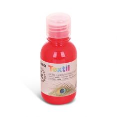 FLACONE TEMPERA TEXTIL VERMIGLIONE ml. 125