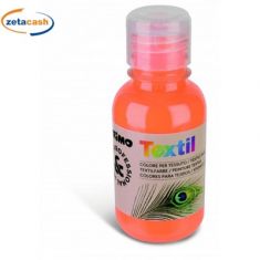 TEMPERA ACRILICA IN BOTTIGLIA 125 ML ARANCIONE FLUO
