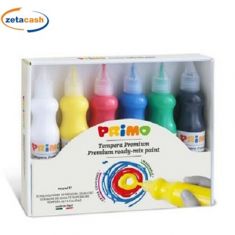 TEMPERA 6 BOTTIGLIE DA 75 ML 6 COLORI ASSORTITI