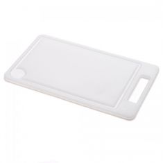 TAGLIERE POLIETILENE BIANCO CON MANICO CM. 25X16X0,05