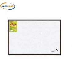 LAVAGNA MAGNETICA CON BORDO MDF 60 X 90 CM