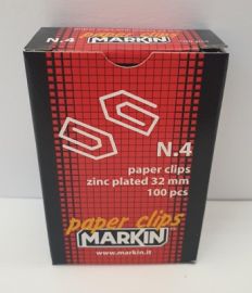 FERMAGLI ZINCATI 100 PZ. 32mm N. 4