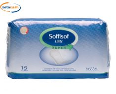 SOFFISOF ASSORBENTI LADY SUPER, 15 PEZZI