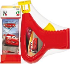 PISTOLA SPARA BOLLE DI SAPONE CARS CON RICARICA DA 60 ML