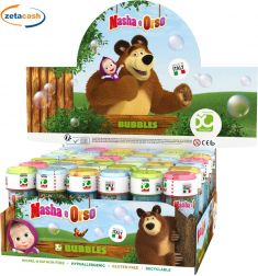 BOLLE DI SAPONE MASHA E ORSO