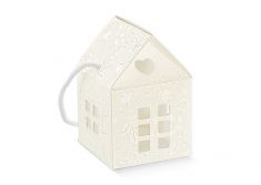 SCATOLE FORMA CASETTA AVORIO 8 X 8 X 7,5 CM