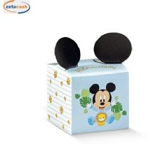 CONF 10 CUBI P/CONFETTI MICKEY MOUSE BABY AZZURRO 50X50X50MM