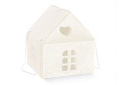 CASETTA IN CARTONE CON 2 LACCETTI BIANCO HARMONY
