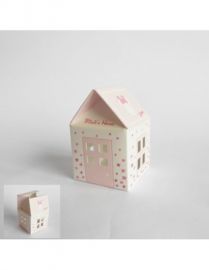 PORTACONFETTI CASETTA MINNIE ROSA 10 PEZZI