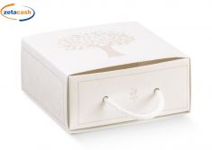 SCATOLE BOMBONIERA CON COPERCHIO E ALBERO DELLA VITA