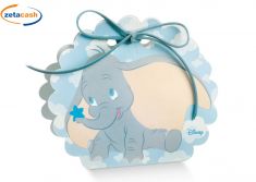 PORTACONFETTI SCATOLA DUMBO 10 PEZZI CELESTE