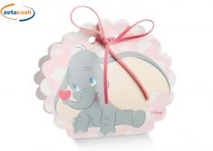 PORTACONFETTI SCATOLA DUMBO ROSA 10 PEZZI