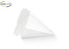 PORTACONFETTI CONO SPIRALE 10 PEZZI TRASPARENTE