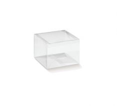 SCATOLA IN PLASTICA TRASPARENTE 12X12X8 CM 10 PEZZI