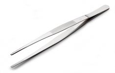 PINZA GASTRONOMICA DRITTA 25 CM IN ACCIAIO