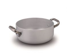 CASSERUOLA AGNELLI BASSA ALLUMINIO CM 28