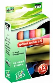 SCATOLA 12 PZ GESSI COLORATI