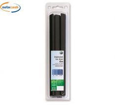 DORSINI NERI IN PVC 10 PEZZI 10mm