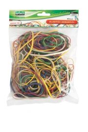 ELASTICI ASSORTITI 100gr MISURE ASSORTITE