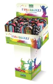 BORSELLINO SACCUCCIOLO 1 CERNIERA COLORI E DISEGNI ASSORTITI