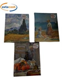 ALBUM 30 FOGLI CARTONCINO COPERTINA DIPINTO 31X25 ASS