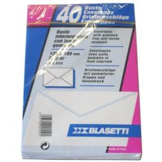 BUSTE BIANCHE 40 PZ. INTERNOGRAFATE 120X180mm