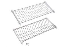 GRIGLIE PENSILI CROMATA + SUPPORTO CM 76