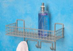 CESTINO MULTIUSO CON APPENDINI IN FILO DI FERRO CM 30X11XH15