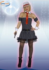 COSTUME GANGSTER LADY CARNEVALE