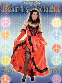 COSTUME CARNEVALE CAN CAN