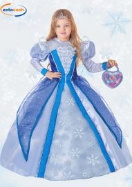COSTUME PRINCIPESSA DELLE NEVI CON MAKE UP