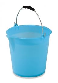 SECCHIO CON BECCO 12 LITRI AZZURRO CON MANICO