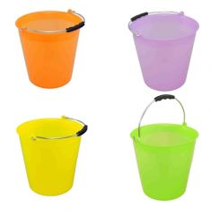 SECCHIO ADDA LEGGERO 12 LITRI COLORI FLUO CON MANICO